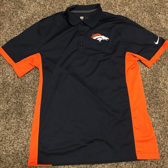Nike Other - Nike NFL Broncos Equipment Training Dri Fit Polo